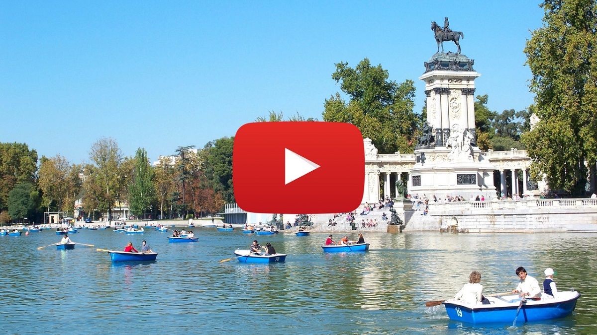 360 video: El Retiro Park, Madrid, Spain